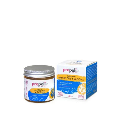 Baume des 4 saison certifié bio propolis - lavandin et romarin - 60 ml