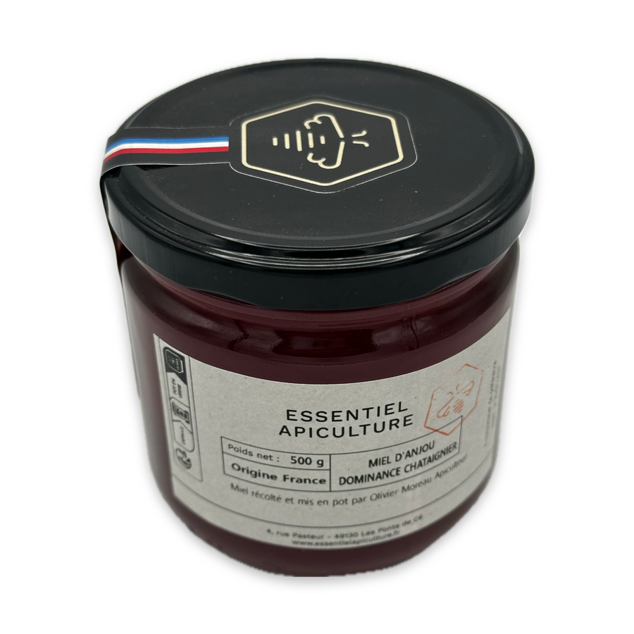 Miel Anjou - dominance chataignier - origine France - 500 g