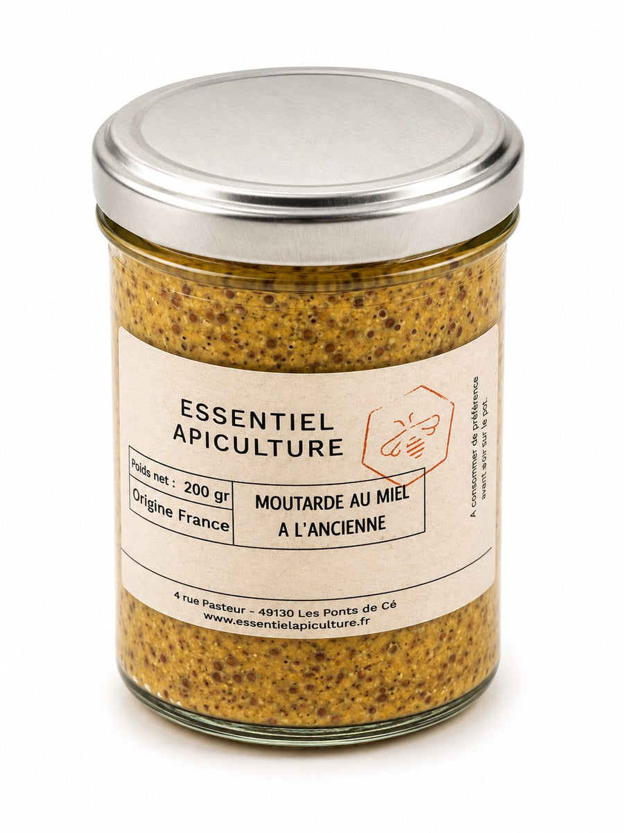 Moutarde au miel à l'ancienne - 200 g