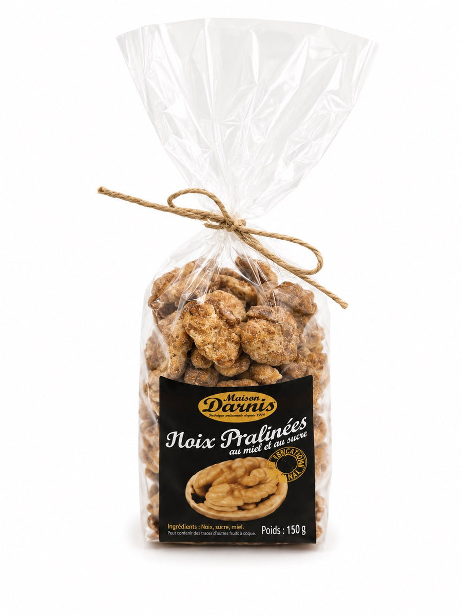 Noix pralinées au miel - fabrication artisanale - 150 g