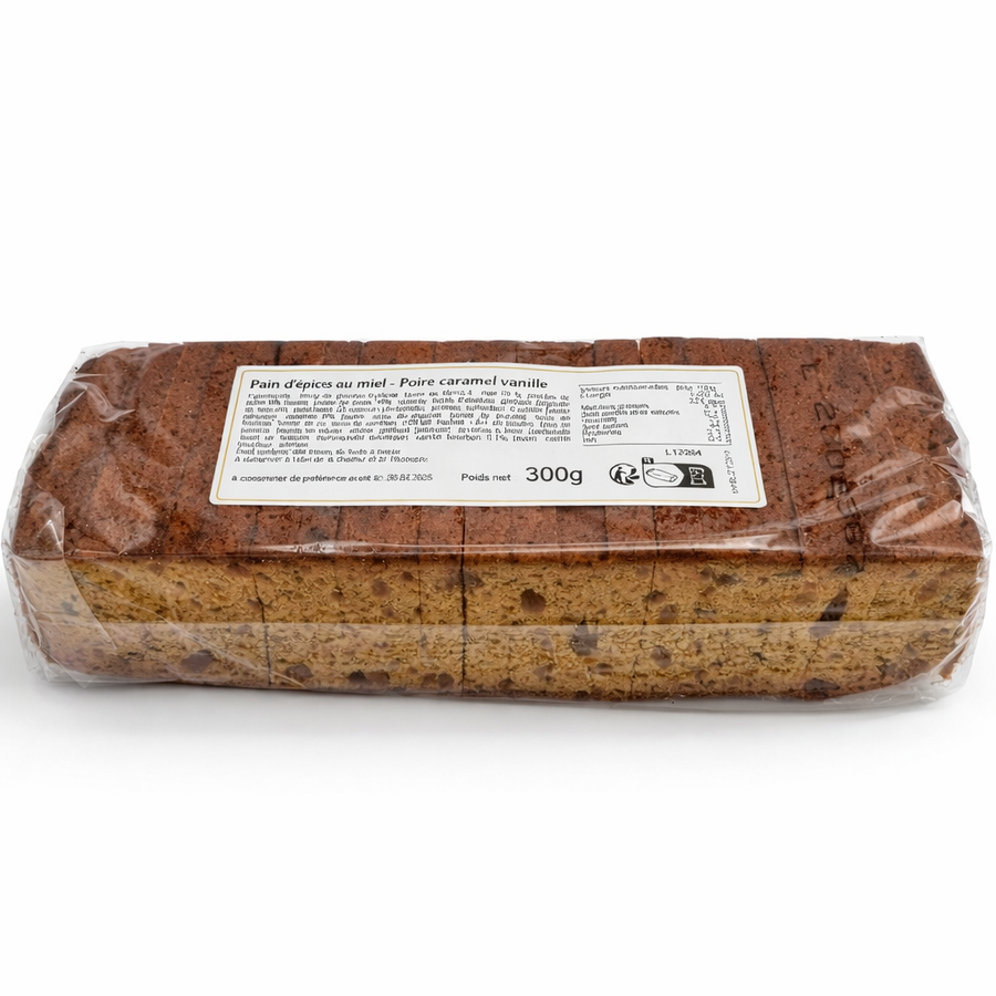 Pain d'épices tranché - 57 % miel - 300 g