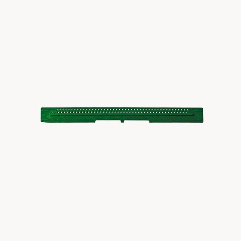 Portière plastique (verte) anti-frelon pour fond de ruche Dadant 10 cadres