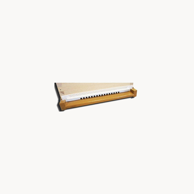 Portière plastique (marron) évolutive pour fond de ruche 10 cadres