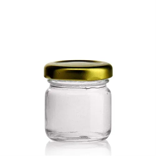 Pot verre 45 g (41 ml) T043 avec capsule