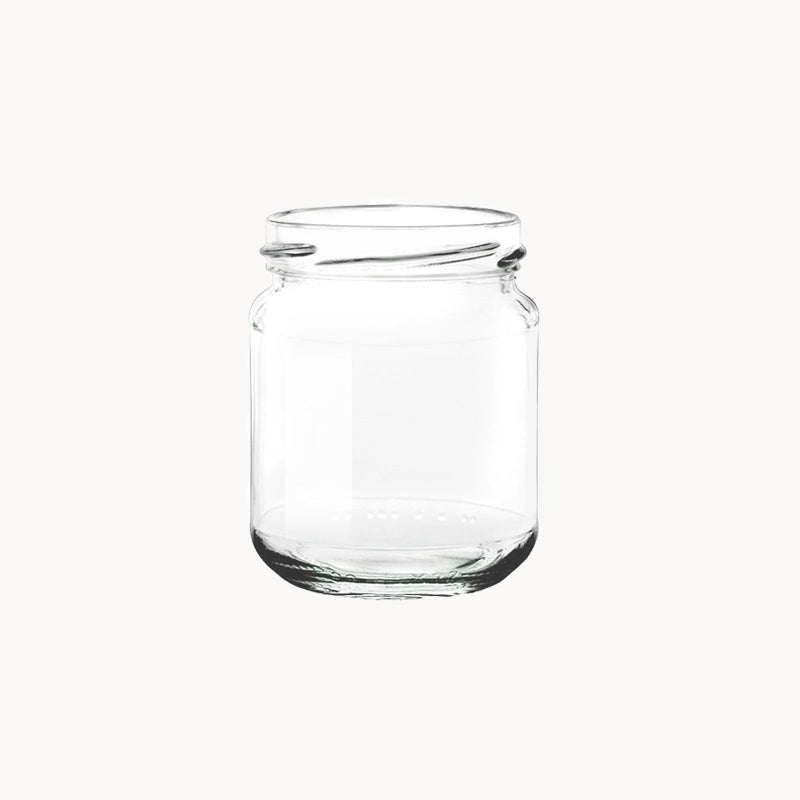 Pot verre 250 g (228 ml ) T063 sans capsule