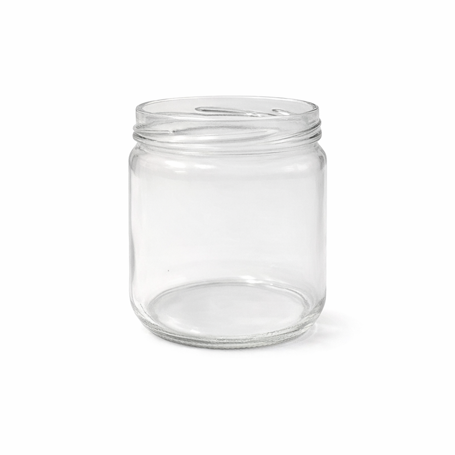 Pot verre 500 g (390 ml) T082 sans capsule