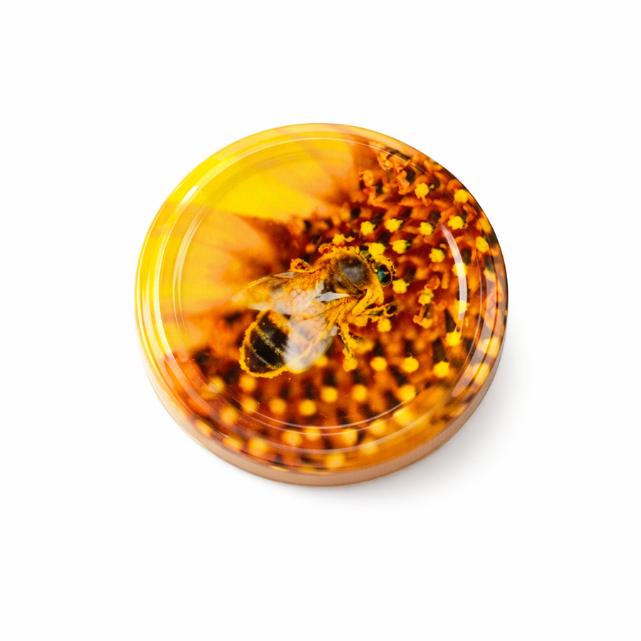 Capsule TO 63 abeilles fleur jaune (ape su polline)