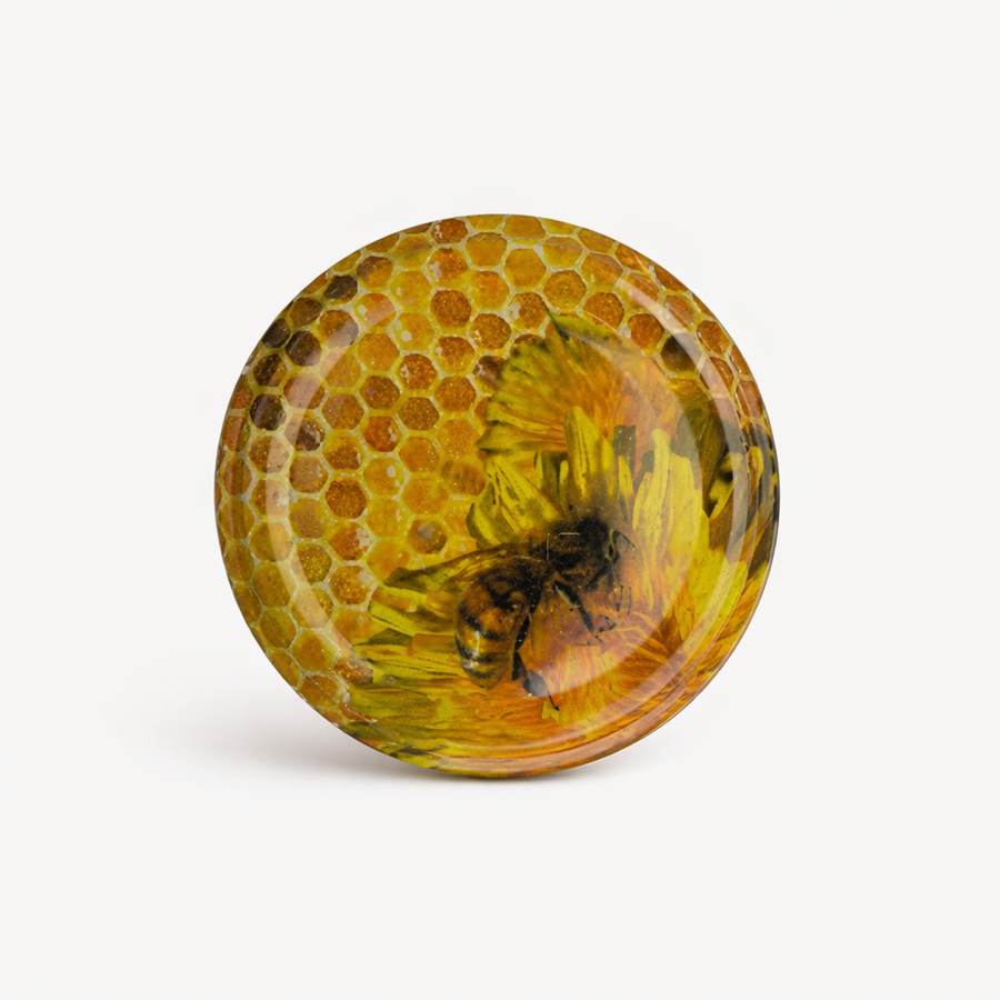 Capsule TO 82 abeille sur fleur marron (Florabelha)