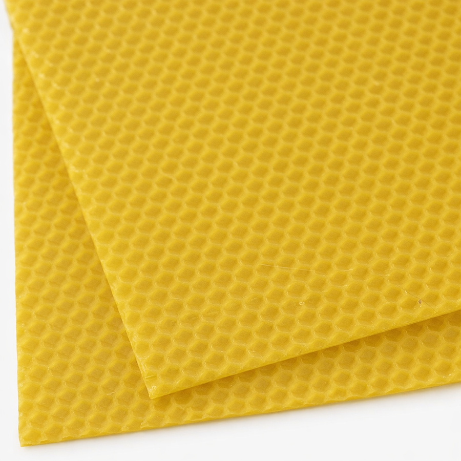 Cire d'abeilles gaufrée hausse Dadant