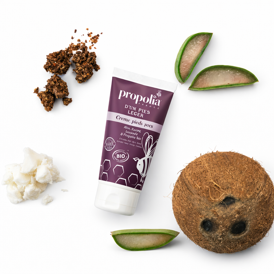 Crème pieds secs aloes karité propolis - bio 75 ml
