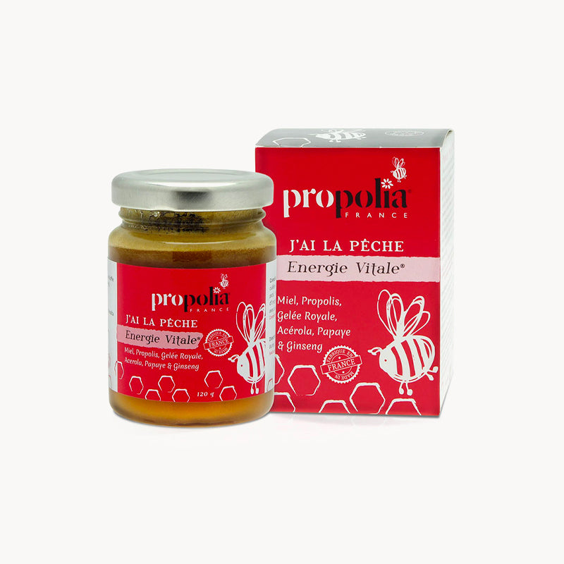 Energie vitale propolis, miel, gelée royale, ginseng - pot 145 g