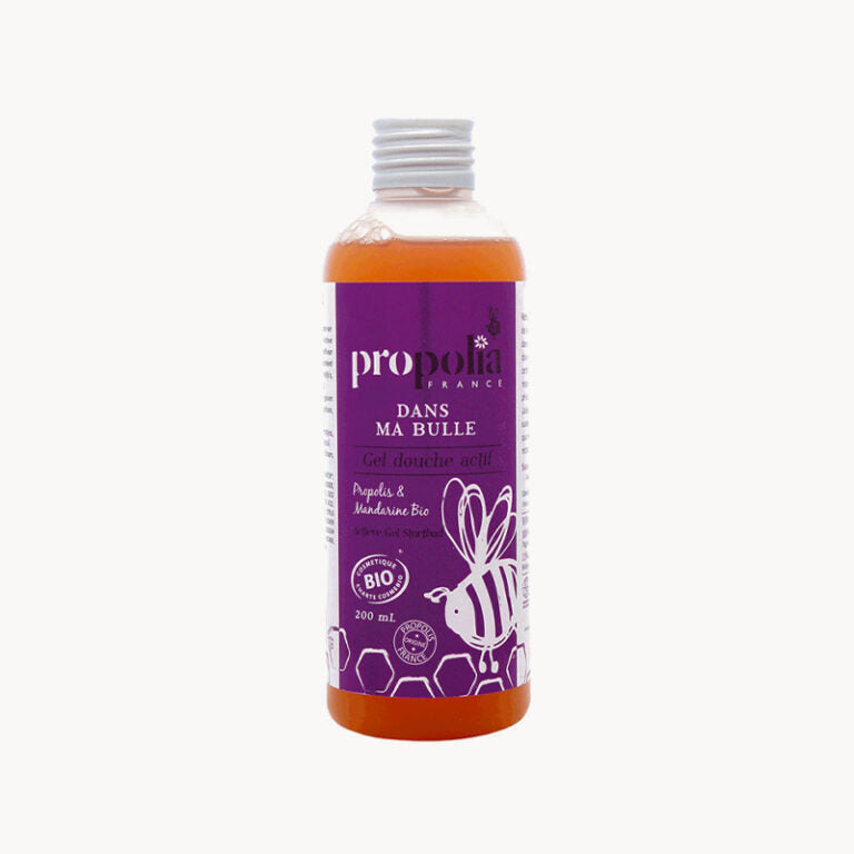 Gel douche actif bio propolis et mandarine - 200 ml