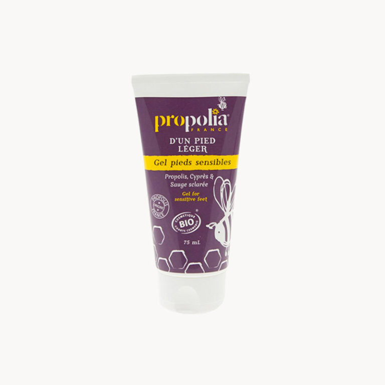 Gel pieds sensibles propolis et aloes bio - 75 ml