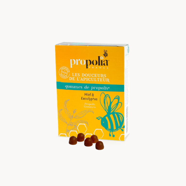 Gomme propolis miel et eucalyptus sachet 45 g