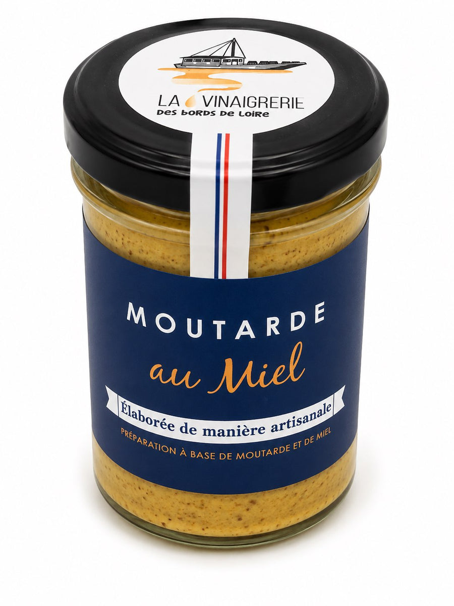 Moutarde au miel - 200 g - fabrication artisanale