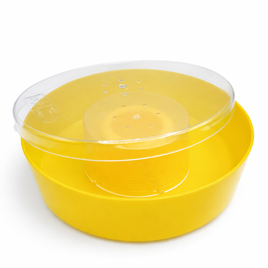 Nourrisseur rond jaune - 1,5 kg