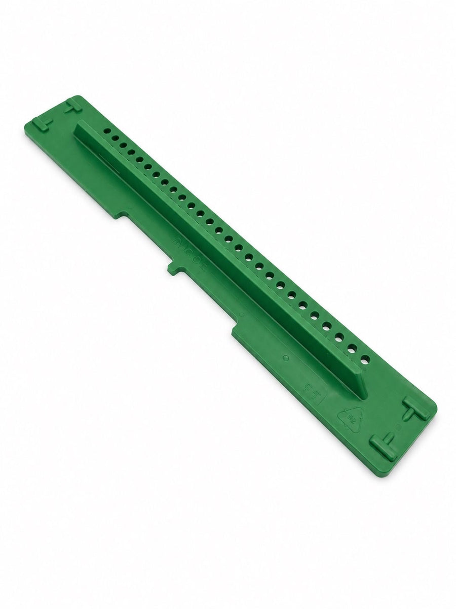 Portière verte plastique format ruchette