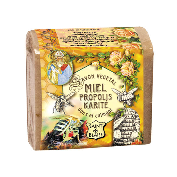 Savon emballé miel/propolis/karité - 100 g